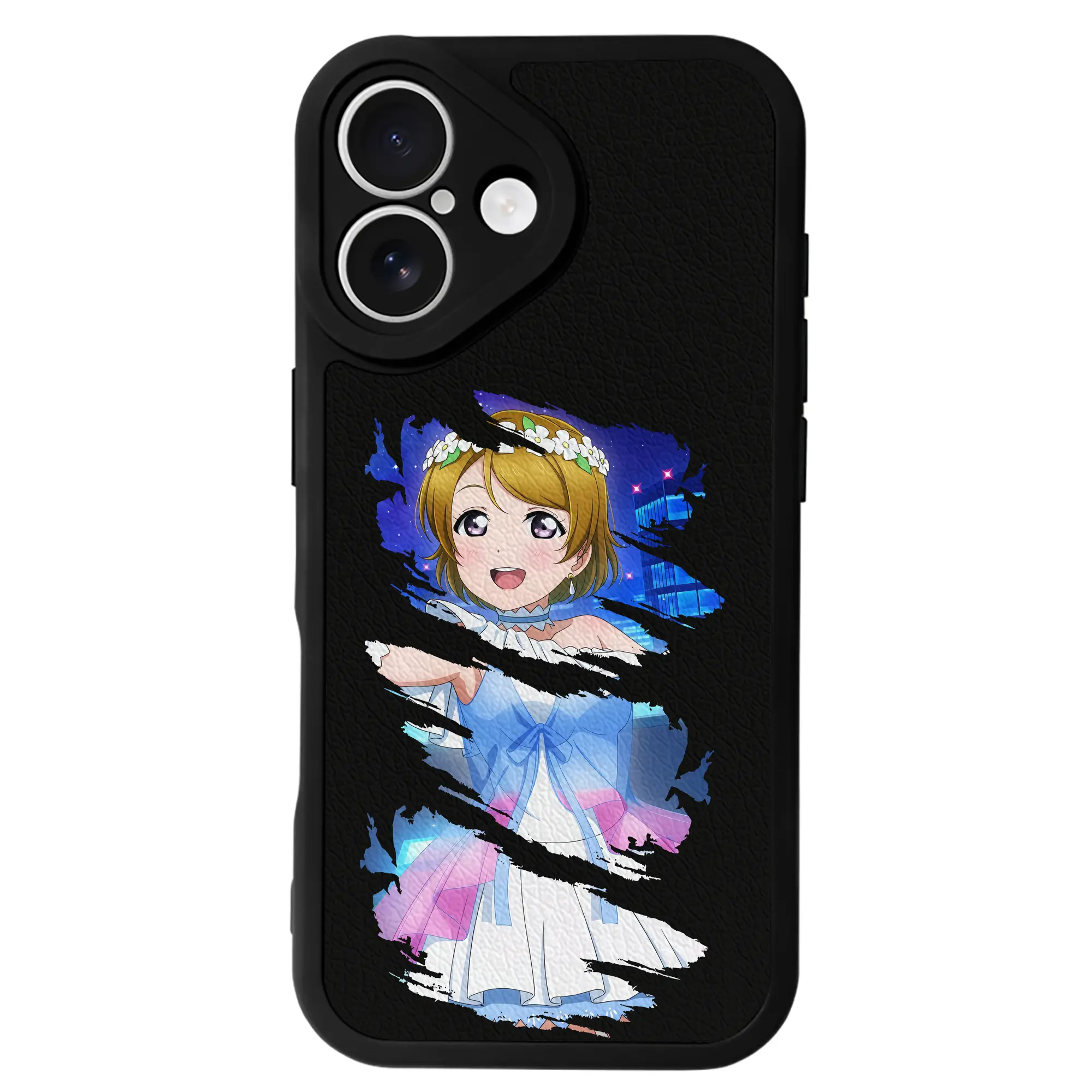 Love Live! グッズ,小泉花陽 - IPhone 16シリーズ対応 ・ シリコンスマホケース ・ レザー調 ・ 高精度フィット ・ 耐衝撃 ・ ワイヤレス充電対応 ・ 精密カット